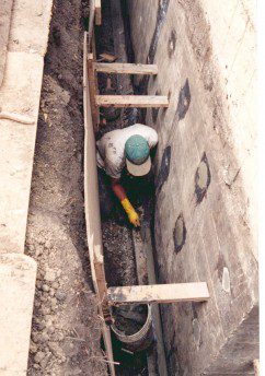 Patching with proper grouts