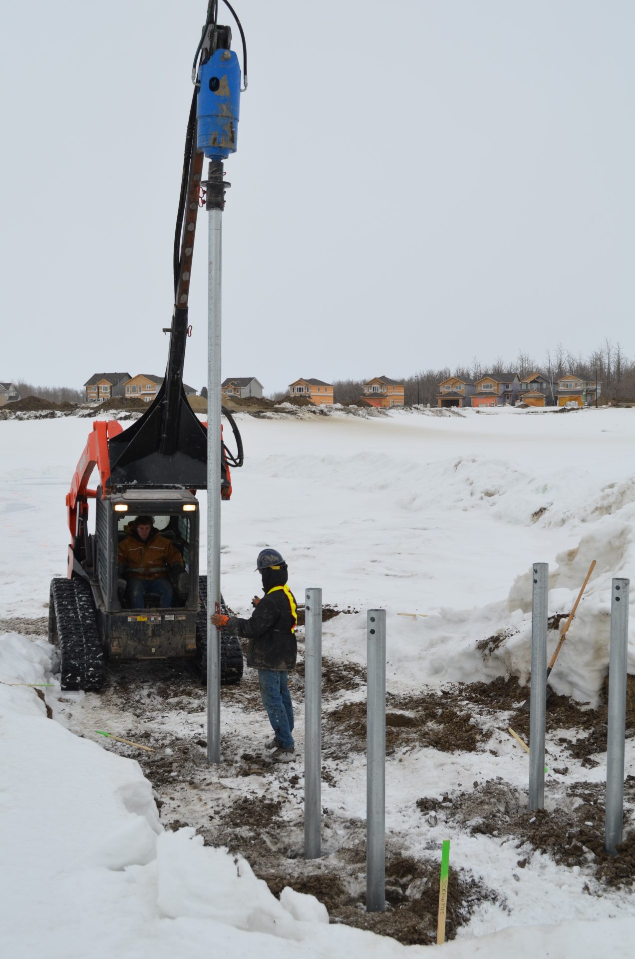 Screw Piles Edmonton Helical Screw Piles Abarent Construction