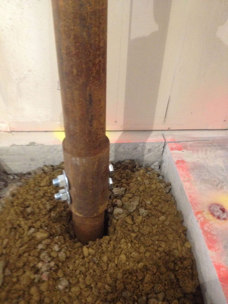 Screw Piles Edmonton Helical Screw Piles Abarent Construction