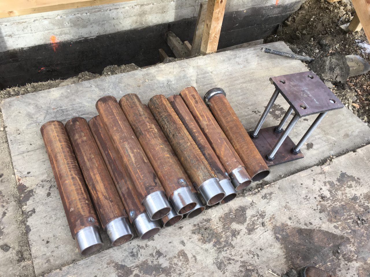 Push Pile Main Pier Extensions