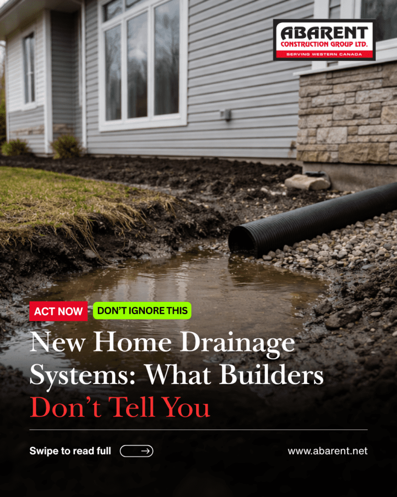 New Home Drainage Systems: What Builders Don’t Tell You