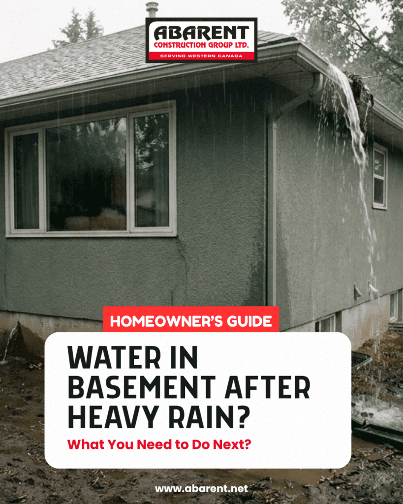 Signs of Basement Leaks After Rain You Shouldn’t Ignore
