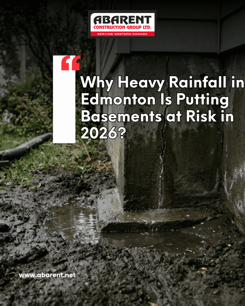 Heavy Rainfall in Edmonton Puts Basements at Risk 2026