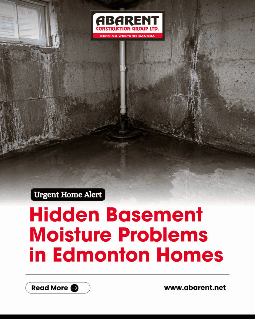 Basement Moisture Problems Edmonton