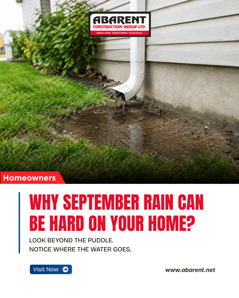 September rain foundation problems
